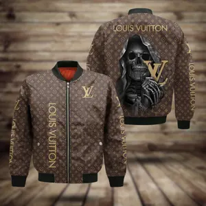 Louis vuitton skull bomber jacket hot 2023 lv luxury clothing clothes ...